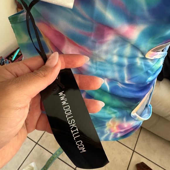 ClubExx Colorful summer dress sz Large - Picture 7 of 8